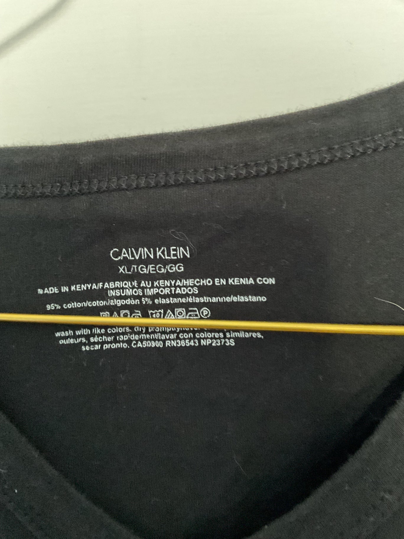 Calvin Klein T-Shirt XL Schwarz