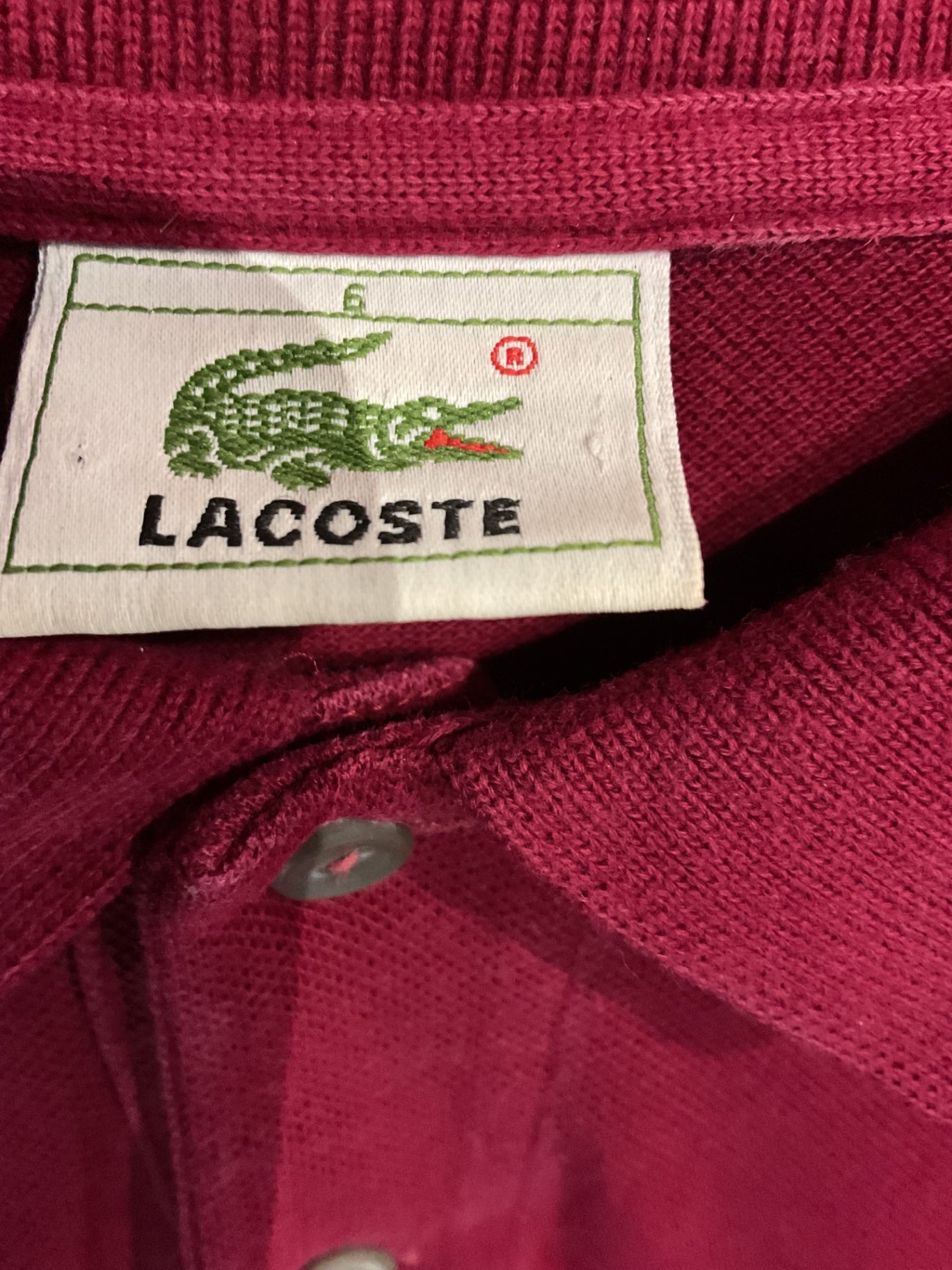 Lacoste Jacke Rot