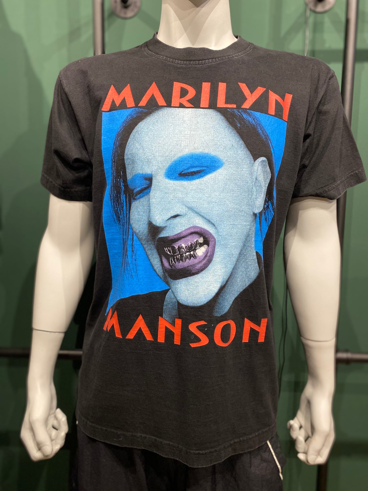 Vintage Marilyn Manson Bandshirt L Schwarz