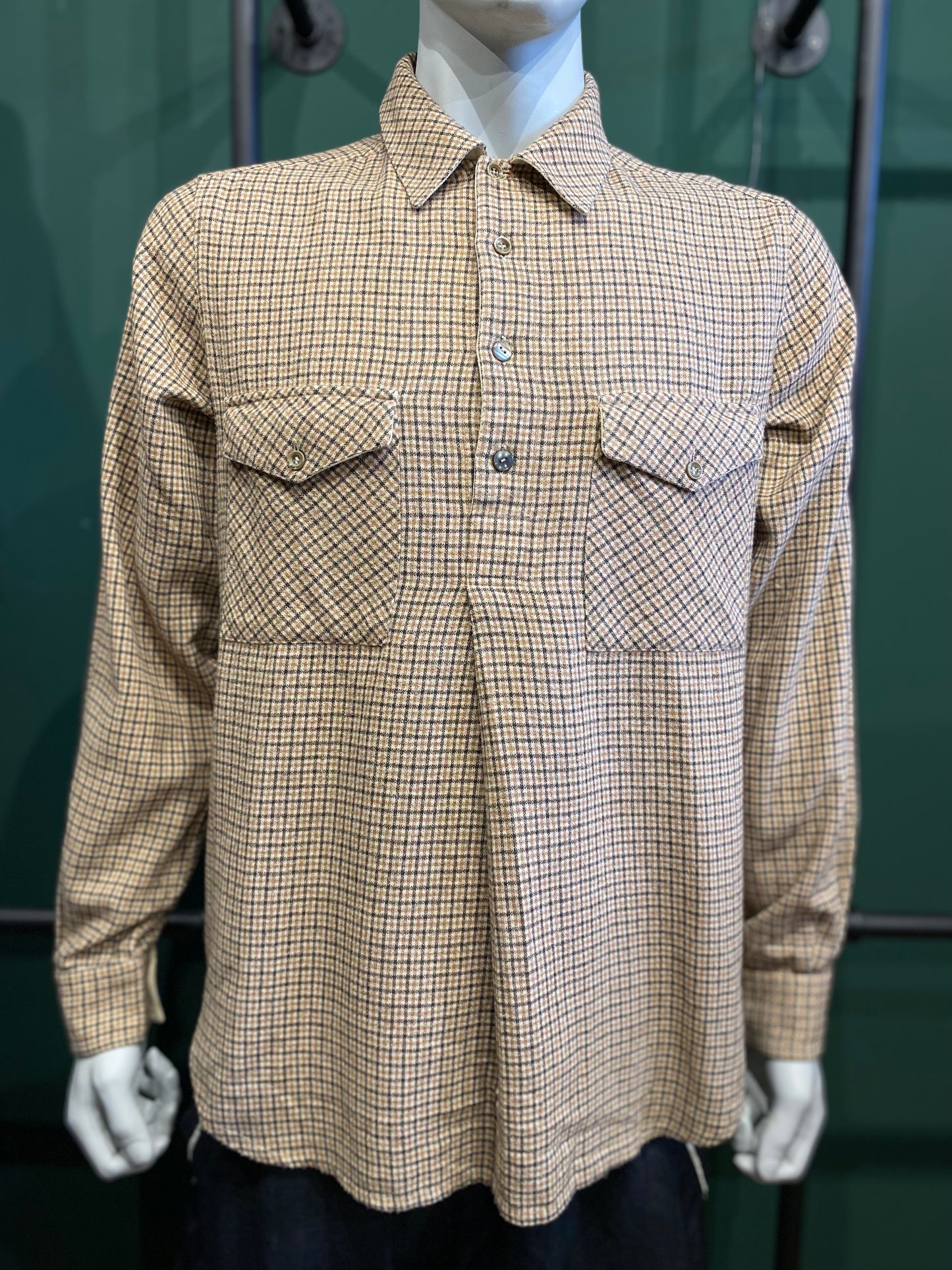 Vintage Marc Bellini Hemd 48 Beige