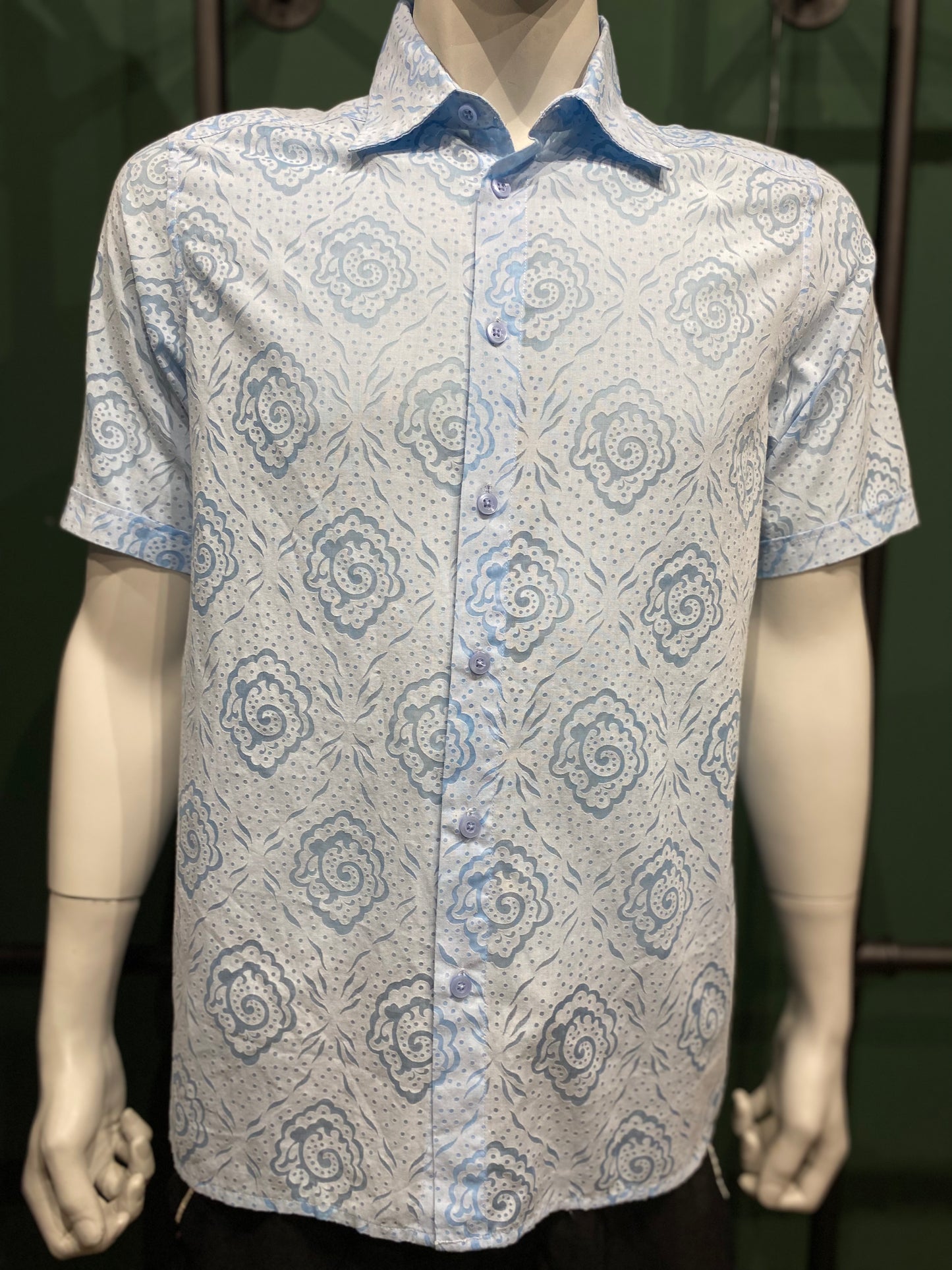 Vintage Hemd Hellblau