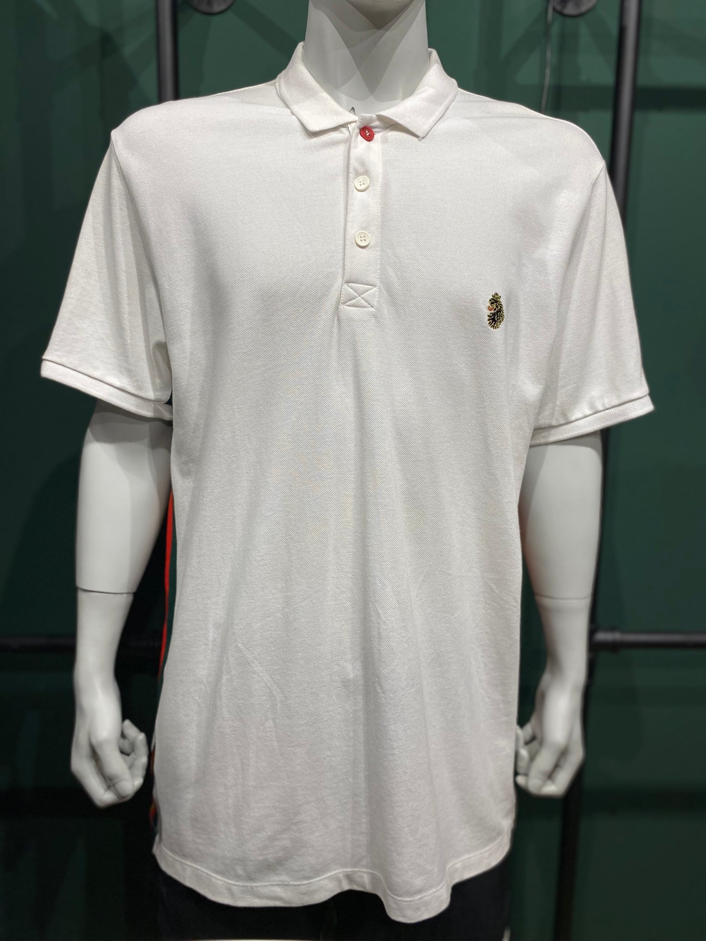 Vintage Luke Sport Poloshirt Weiß