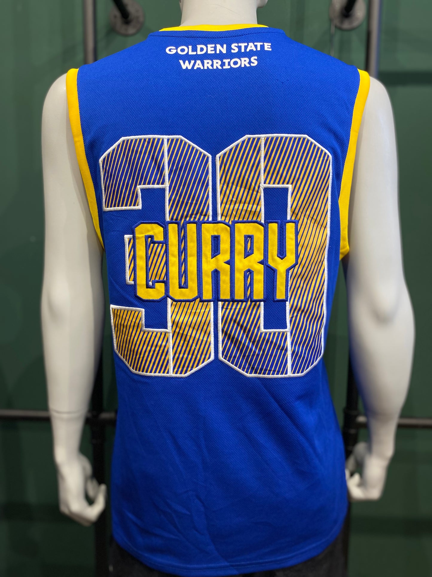 Vintage NBA Golden State Jersey M Blau und Gelb