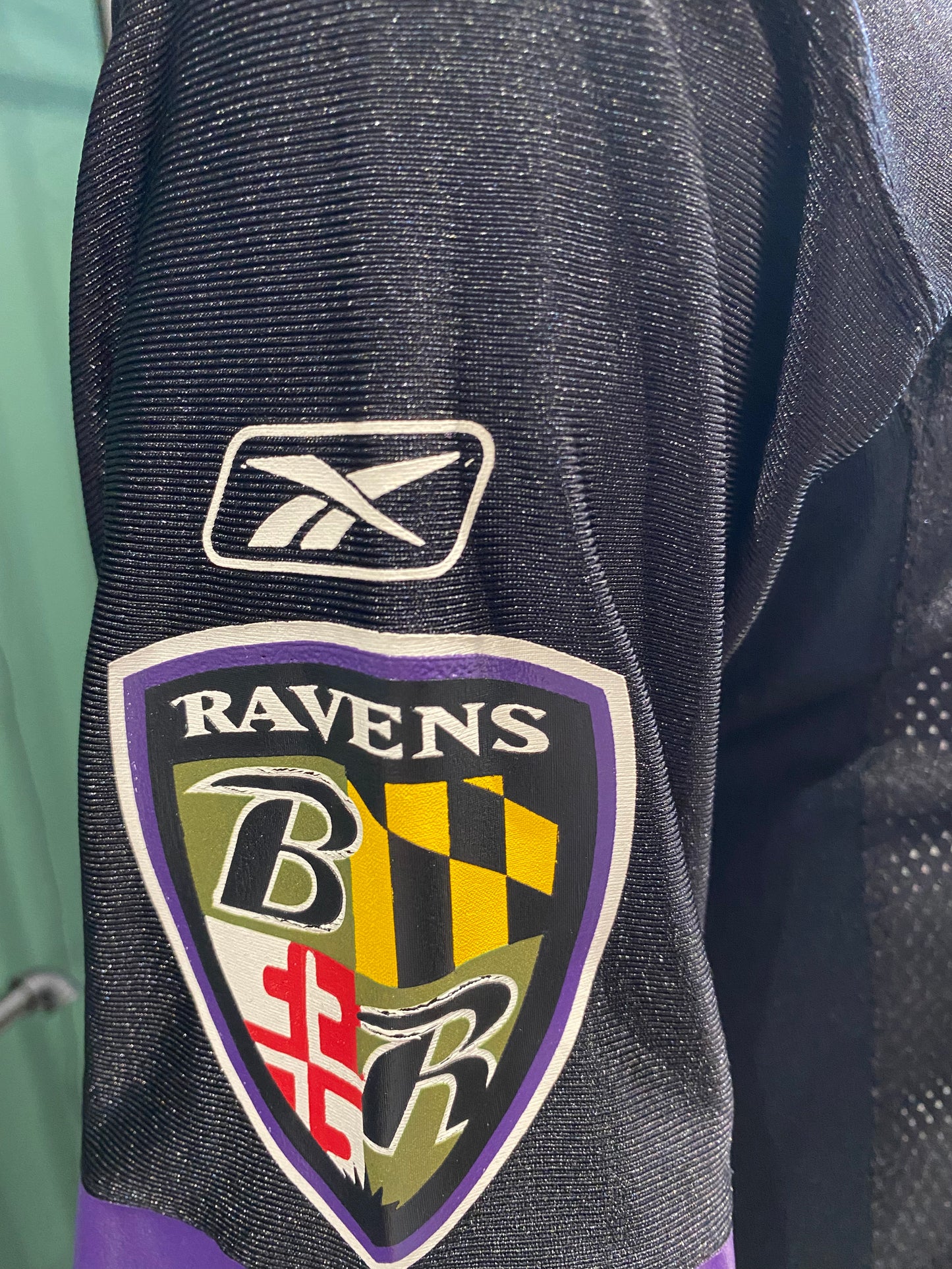 Vintage Reebok NFL Ravens Jersey L Schwarz