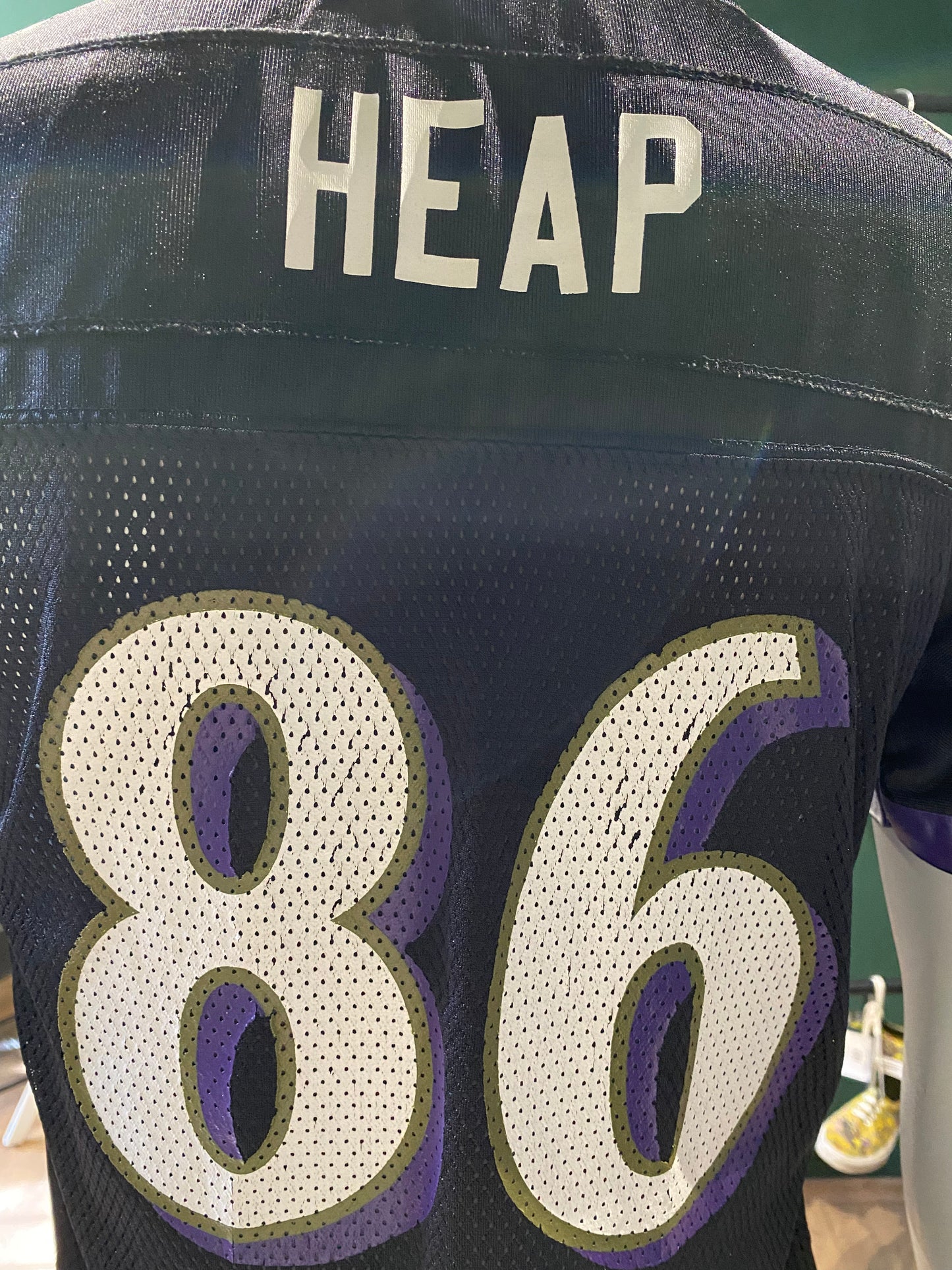 Vintage Reebok NFL Ravens Jersey L Schwarz