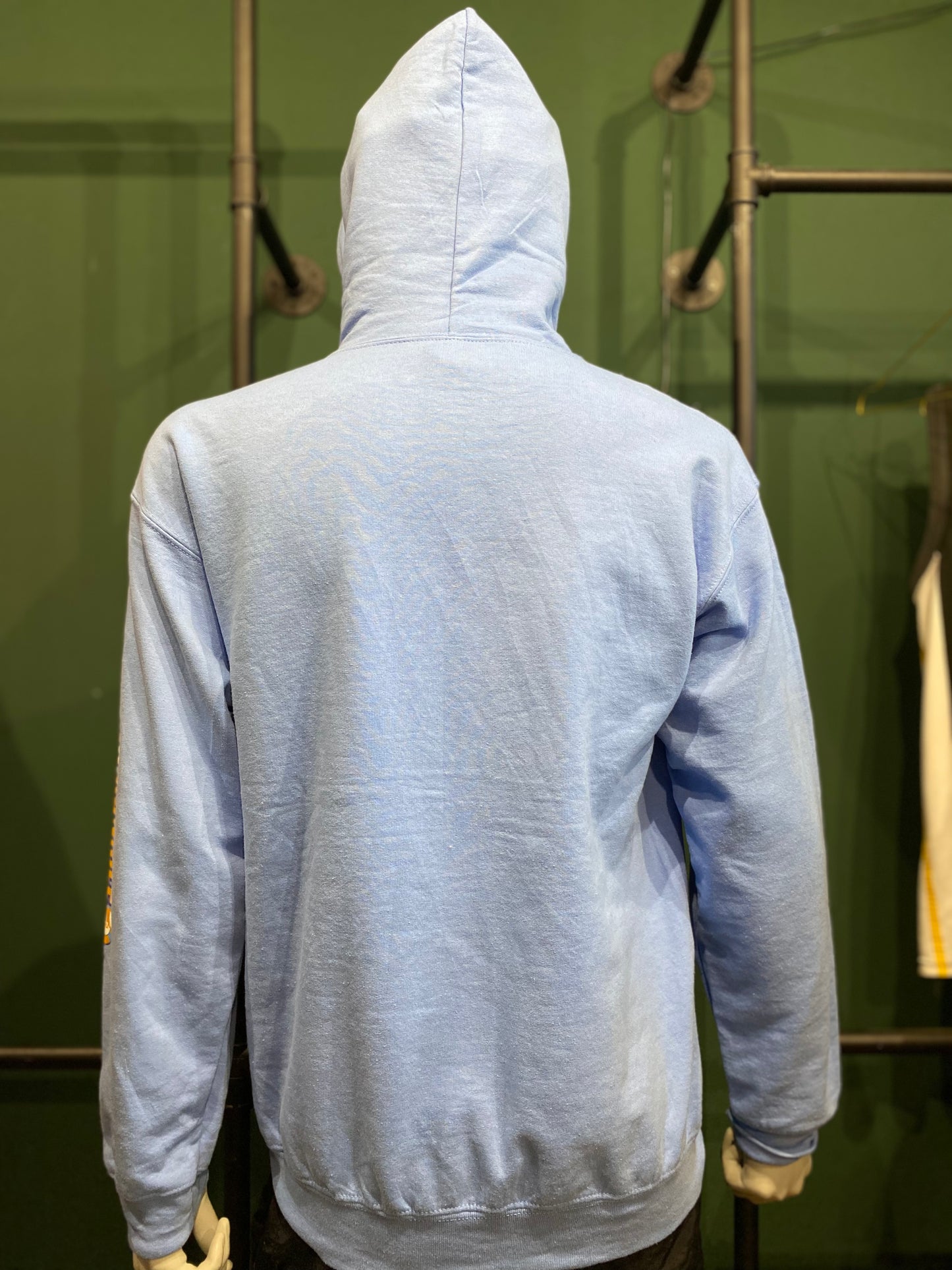 Vintage Gildan Hoodie M Hellblau