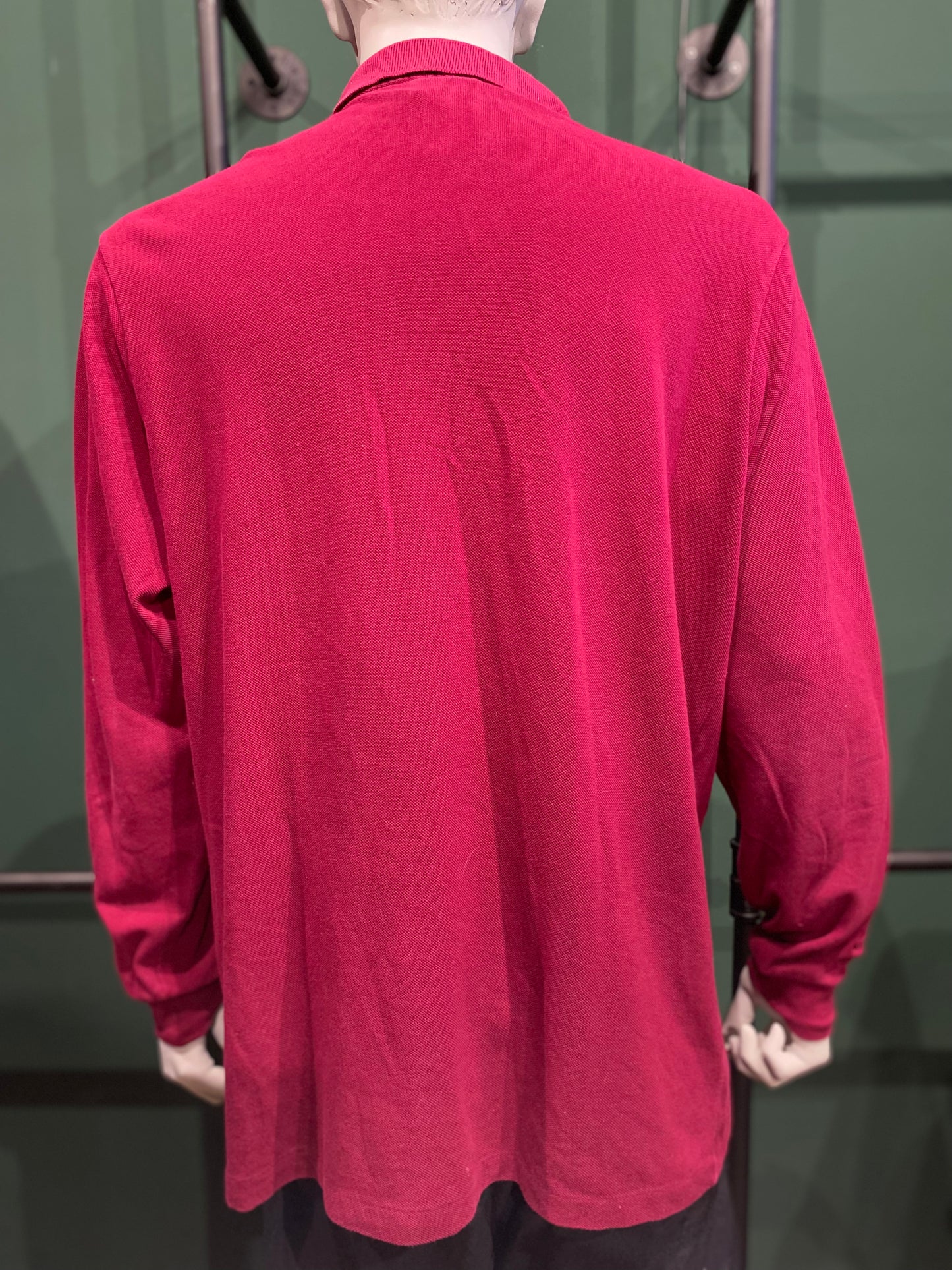 Vintage Lacoste Sweatshirt Rot