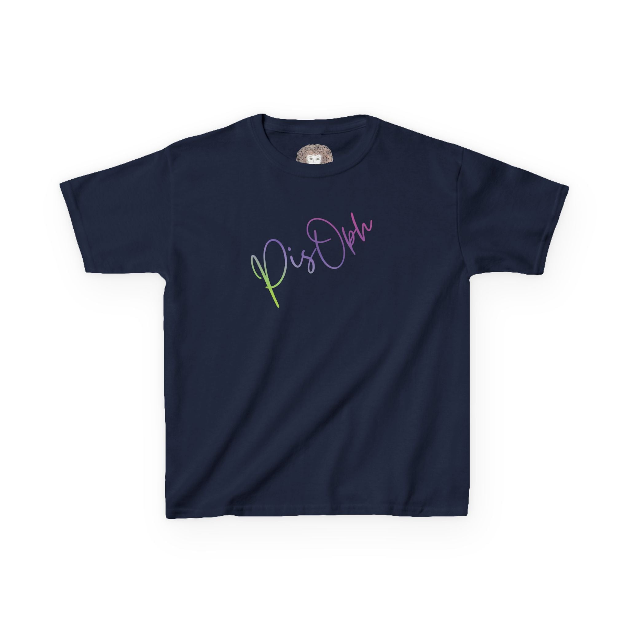Kids Tee — Rainbow Afro Girl "Pistah" Graphic