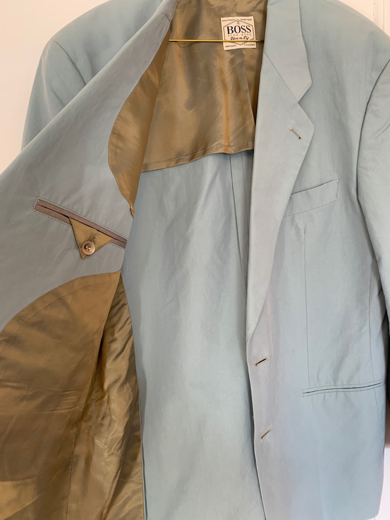  Hugo Boss  "Boss twenty" Sakko 50 Hellblau