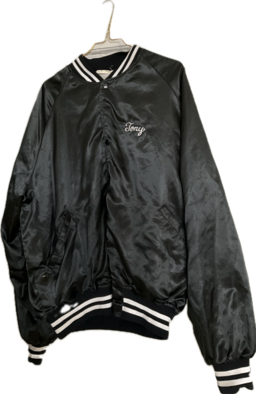 AUTHENTIC VINTAGE -Made in USA - Original70/80s Satin Windbreaker . Seltenes Piece- KEIN Fast Fashion, Original Americana