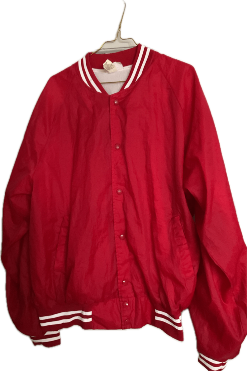 Original 80/90s Workwear - Made in USA  Hartwell Nylon Coach Jacket mit Firmenprint HANZ Contractors Inc. Seltenes, authentisches Workwear-Vintage -KEIN Fast Fashion- 