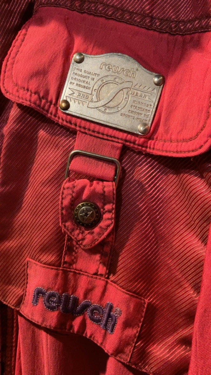 Vintage Reusch Skioverall 80s, selten, hochwertig und außergewöhnlich gut erhalten. Starke Details, top Zustand. Ikonische Farbe.