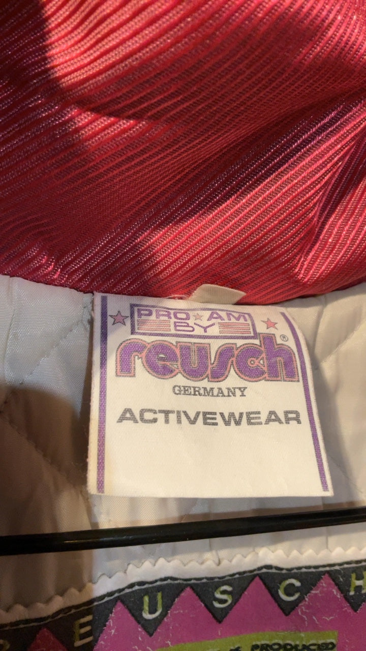 Vintage Reusch Skioverall 80s, selten, hochwertig und außergewöhnlich gut erhalten. Starke Details, top Zustand. Ikonische Farbe.