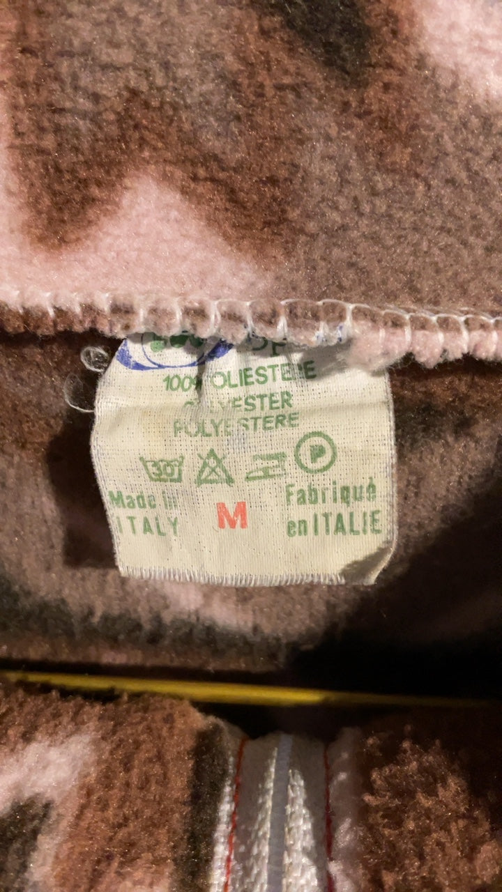 Vintage Fleece Jacke - 90s - Ski&Outdoor Style - Statement Piece - Made in Italy 