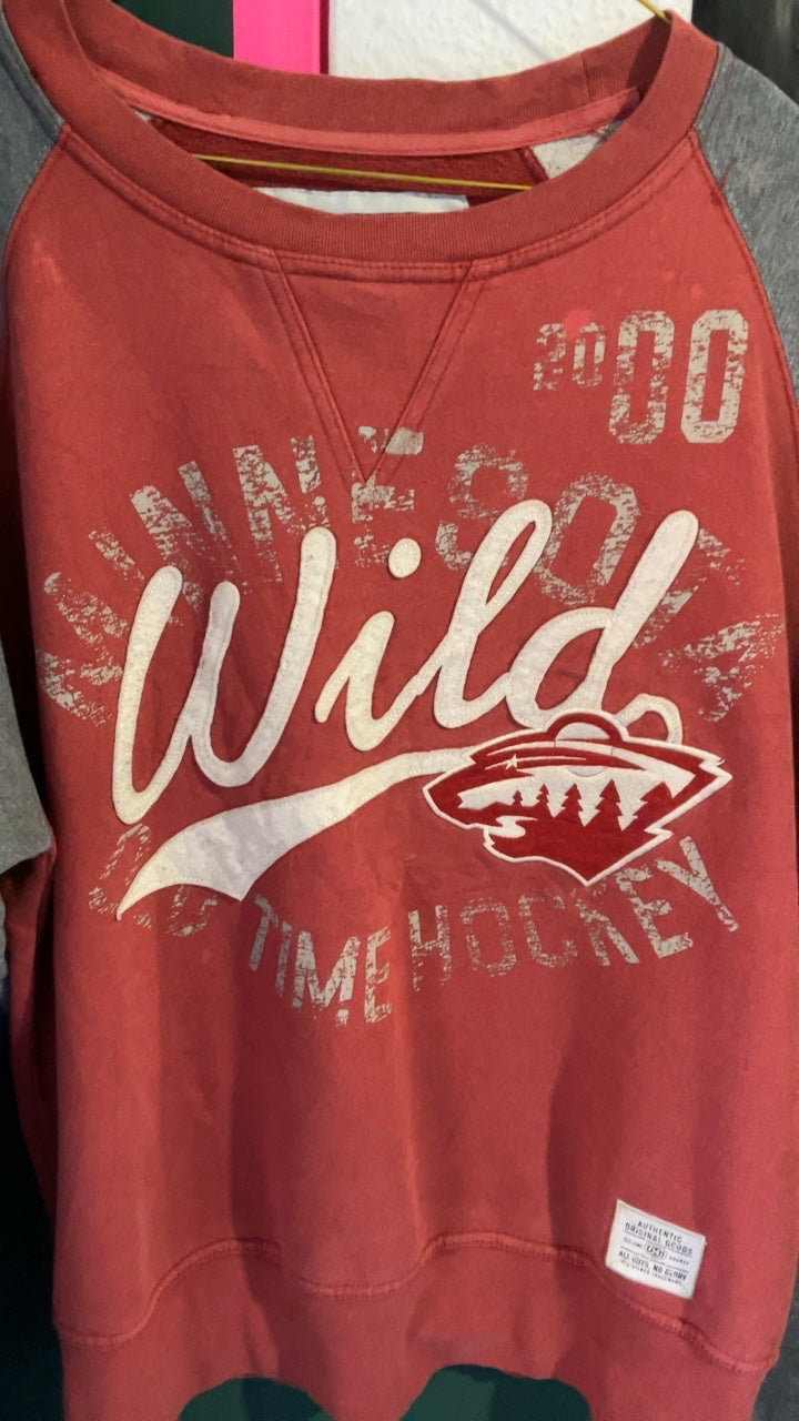 College Sweatshirt - Hockey Look - Y2K Style - Oldschool Sports Look