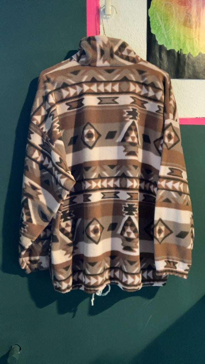 Vintage Fleece Jacke - 90s - Ski&Outdoor Style - Statement Piece - Made in Italy 