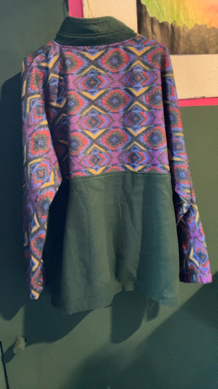 Crazy Fleecejacke - Original 90s Aztec/Ski Style - Statement Piece