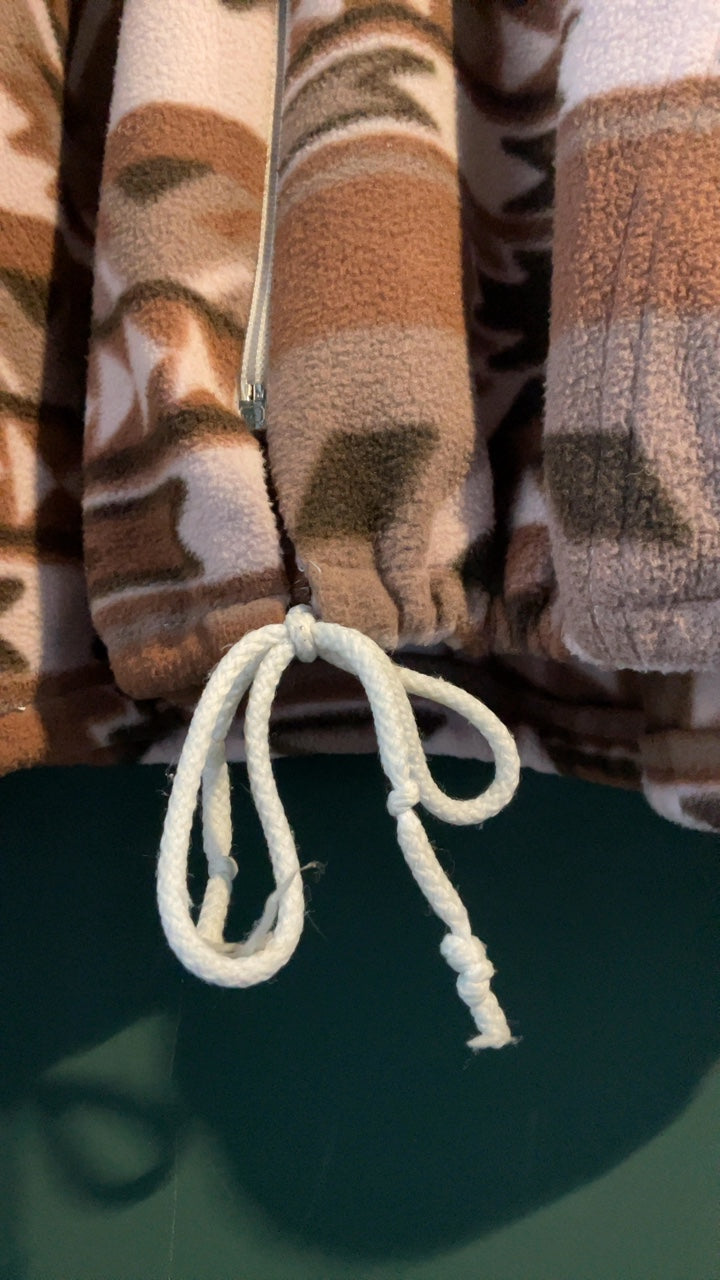 Vintage Fleece Jacke - 90s - Ski&Outdoor Style - Statement Piece - Made in Italy 