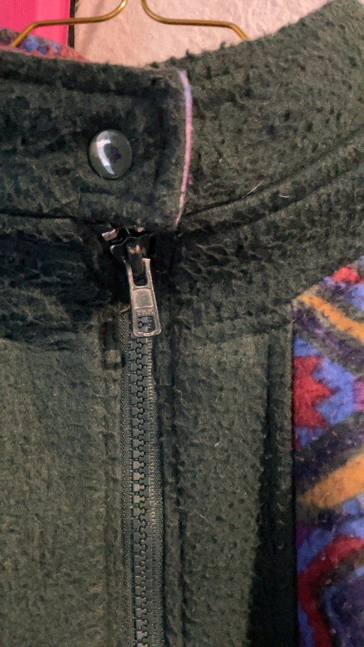 Crazy Fleecejacke - Original 90s Aztec/Ski Style - Statement Piece