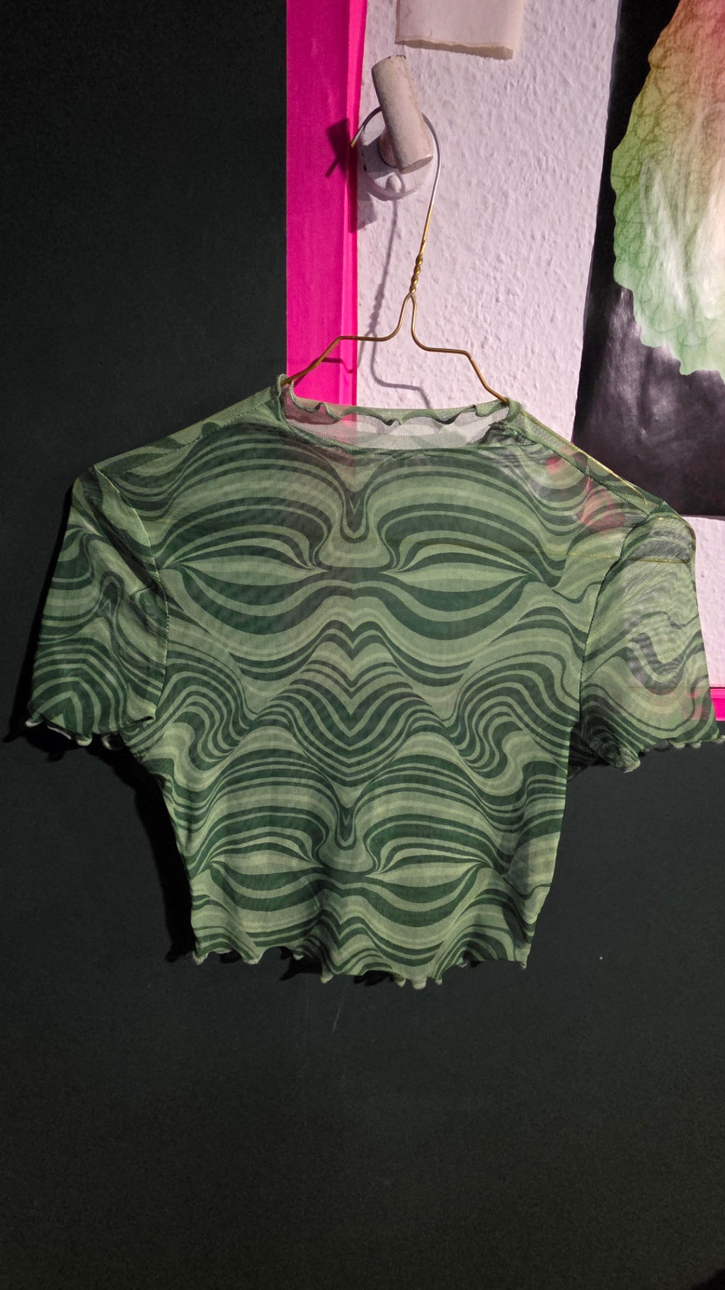 Y2K Oberteil XS Grün