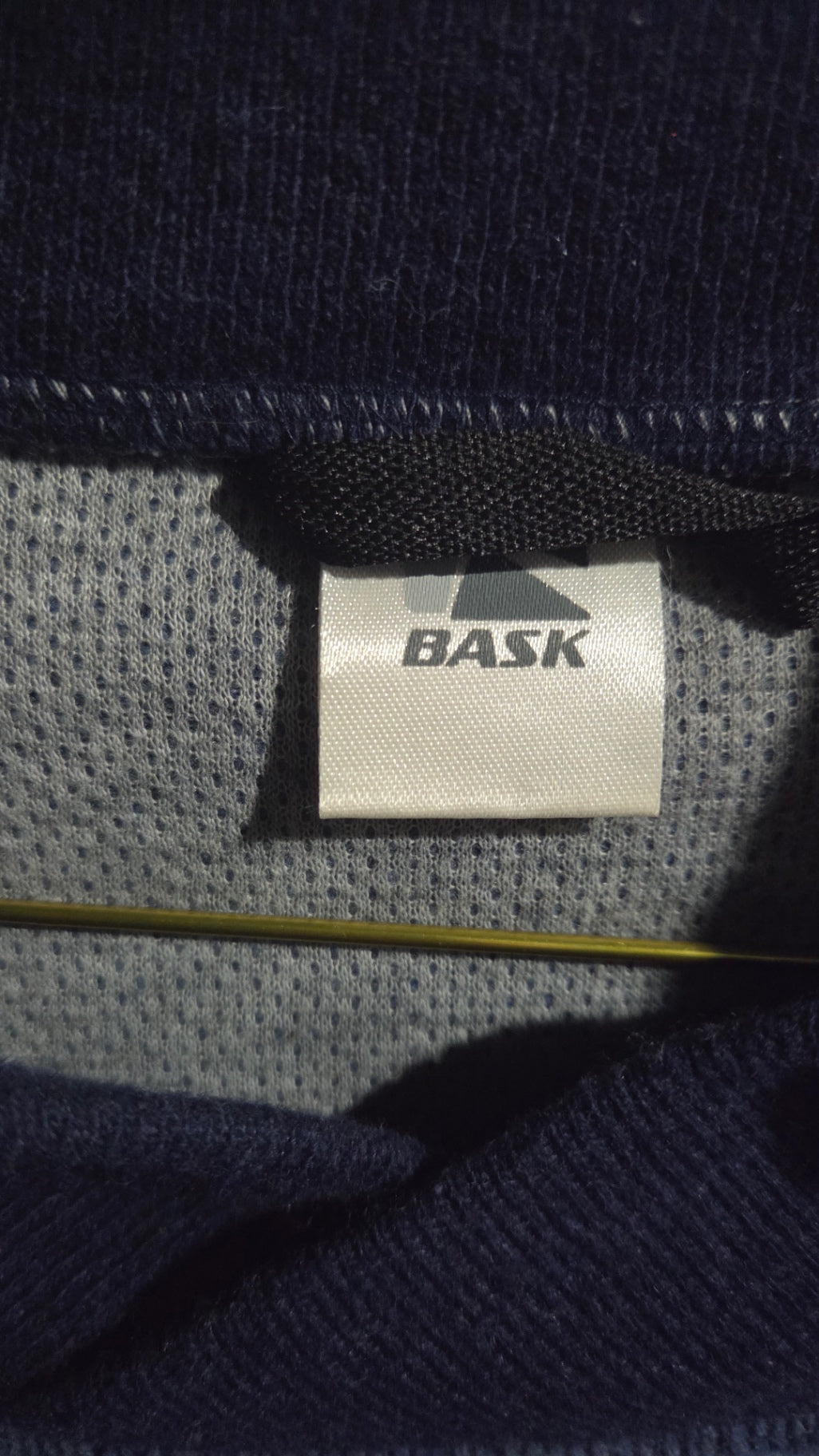 Bask Fleecepullover L Blau und Grau