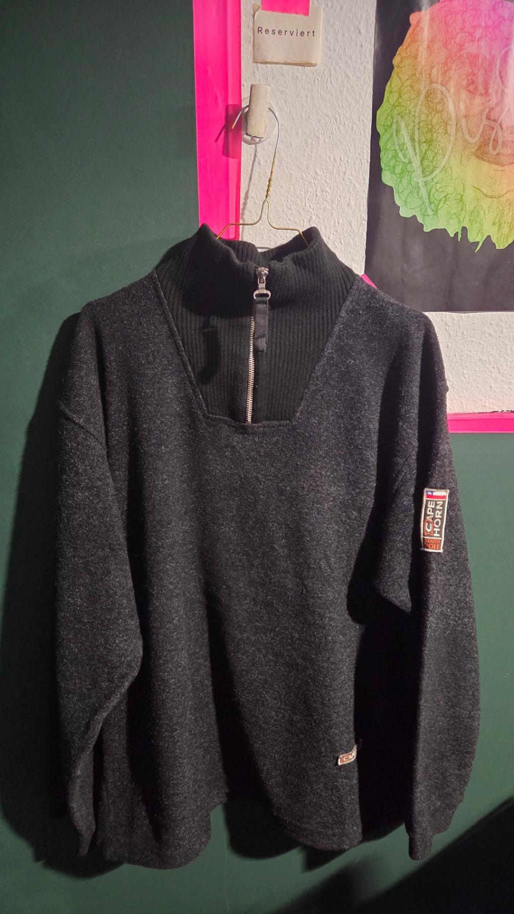 Cape Horn Fleecejacke Fleecepullover L Grau