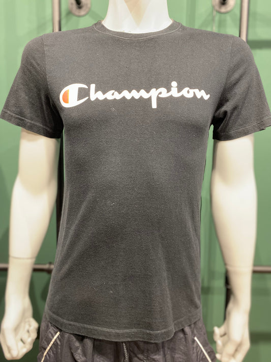 Vintage Champion T-Shirt Schwarz
