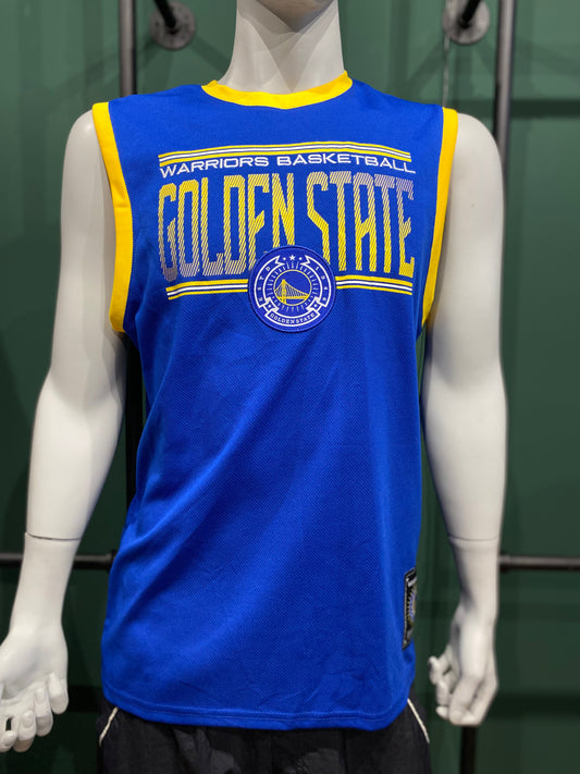 Vintage NBA Golden State Jersey  M Blau und Gelb
