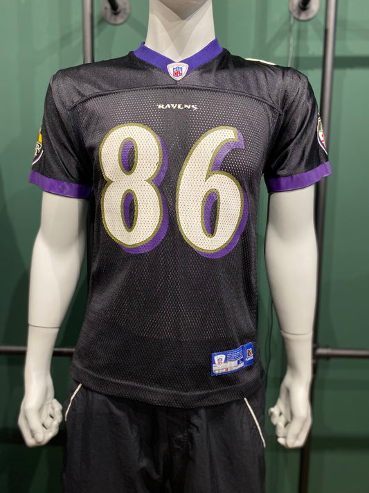 Vintage Reebok NFL Ravens Jersey L Schwarz