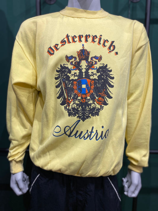 Vintage Österreich Sweatshirt Gelb