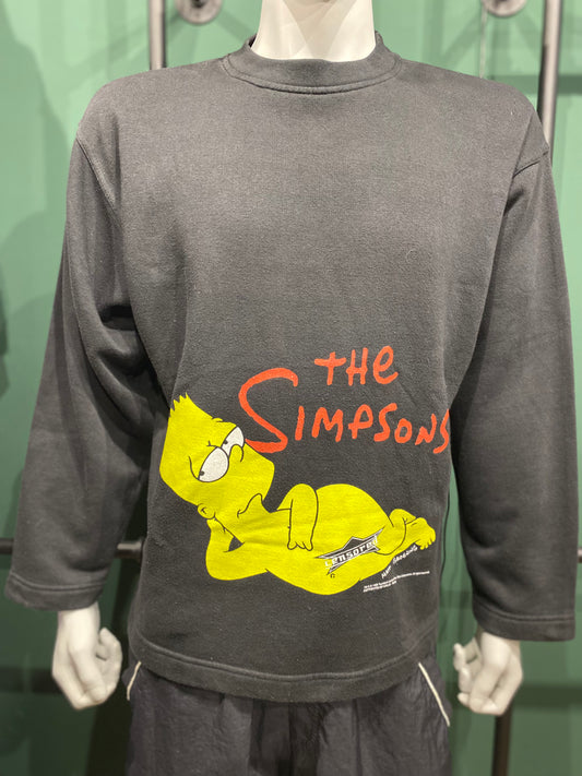 Vintage Kailua Pullover S Schwarz