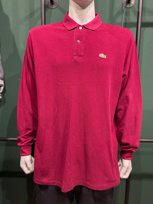 Vintage Lacoste Sweatshirt Rot