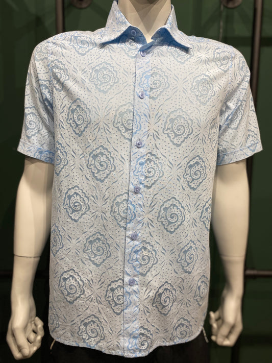 Vintage Hemd Hellblau