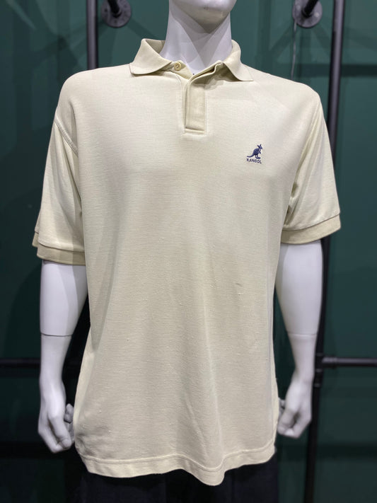 Vintage Kangol Polo-Shirt M Gelb