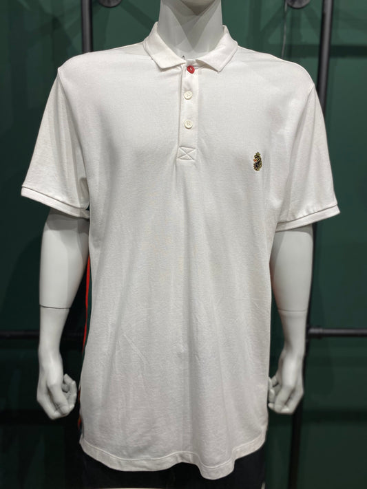 Vintage Luke Sport Poloshirt Weiß