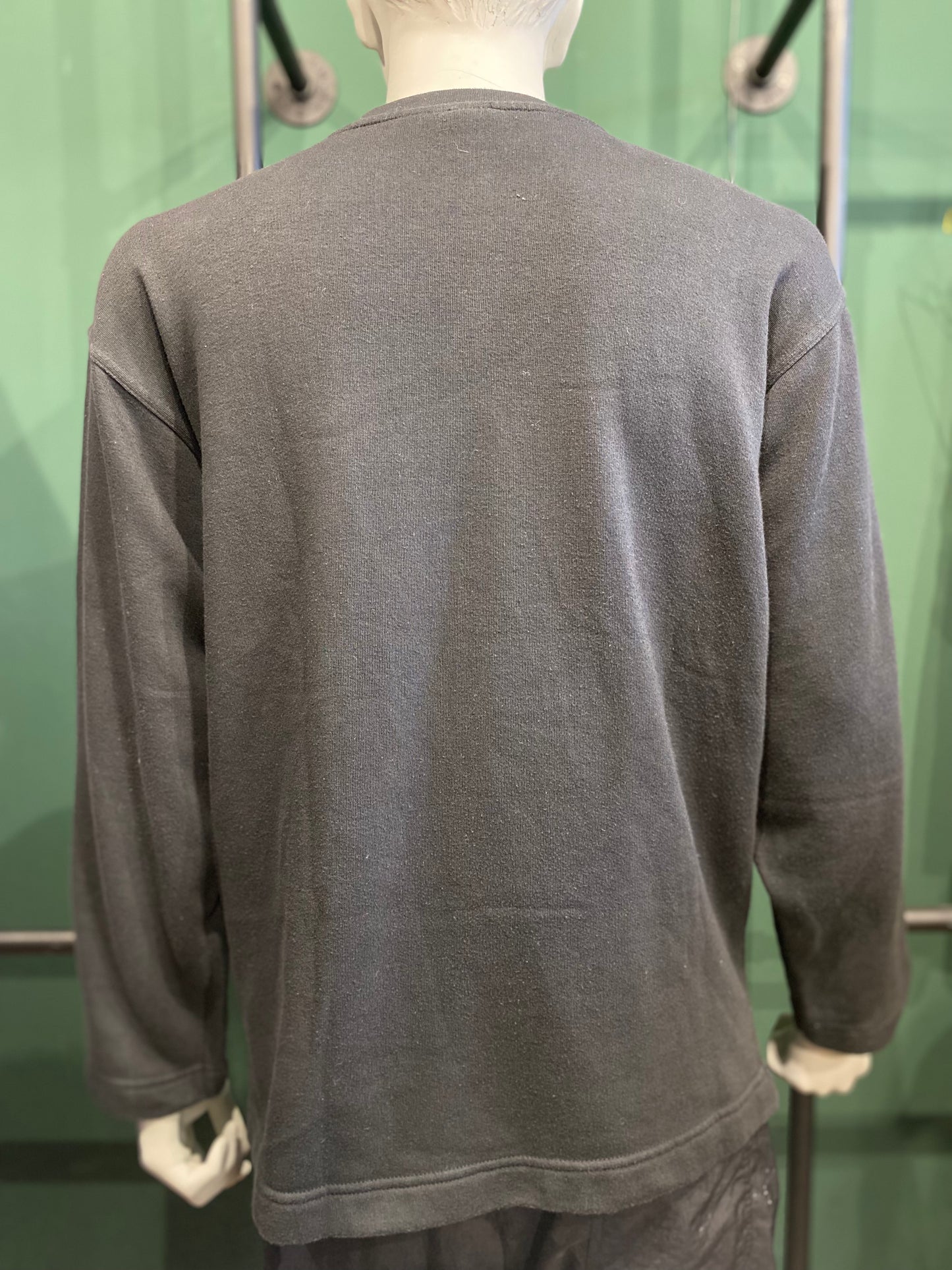 Vintage Kailua Pullover S Schwarz